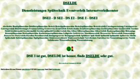 What Dsei.de website looked like in 2021 (3 years ago)