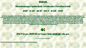 What Dsip.de website looked like in 2021 (2 years ago)