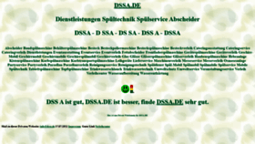 What Dssa.de website looked like in 2021 (2 years ago)