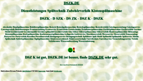What Dszk.de website looked like in 2021 (2 years ago)