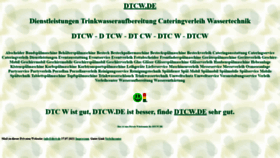 What Dtcw.de website looked like in 2021 (2 years ago)