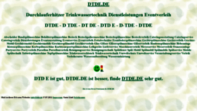 What Dtde.de website looked like in 2021 (2 years ago)