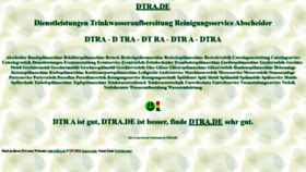 What Dtra.de website looked like in 2021 (2 years ago)