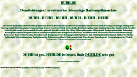 What Duhh.de website looked like in 2021 (2 years ago)