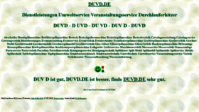 What Duvd.de website looked like in 2021 (3 years ago)