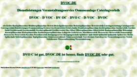 What Dvoc.de website looked like in 2021 (5 years ago)