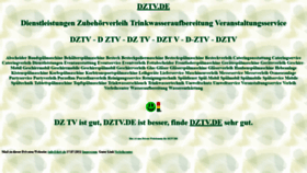What Dztv.de website looked like in 2021 (2 years ago)