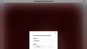 What Dorothee-schumacher.com website looked like in 2021 (2 years ago)