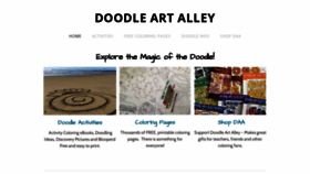 What Doodle-art-alley.com website looked like in 2021 (2 years ago)
