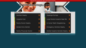 What Dentistsaratoga.com website looked like in 2021 (2 years ago)