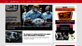 What Delsurdiario.com website looked like in 2021 (2 years ago)