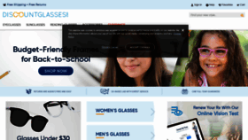 What Discountglasses.com website looked like in 2021 (2 years ago)