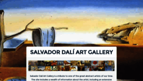 What Dali-gallery.com website looked like in 2021 (2 years ago)