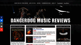 What Dangerdog.com website looked like in 2021 (2 years ago)