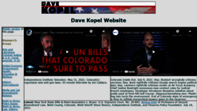 What Davekopel.com website looked like in 2021 (2 years ago)