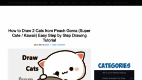 What Drawinghowtodraw.com website looked like in 2021 (2 years ago)