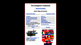 What Designersnotebook.com website looked like in 2021 (2 years ago)