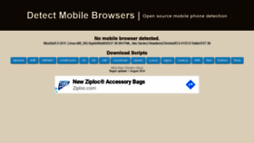 What Detectmobilebrowser.com website looked like in 2021 (2 years ago)