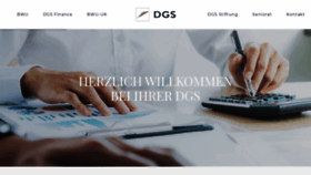 What Dgs-online.de website looked like in 2021 (2 years ago)