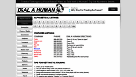 What Dialahuman.com website looked like in 2021 (2 years ago)