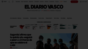 What Diariovasco.tv website looked like in 2021 (2 years ago)