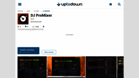 What Dj-pro-mixer.en.uptodown.com website looked like in 2021 (2 years ago)