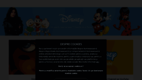 What Disneychannel.ro website looked like in 2021 (2 years ago)