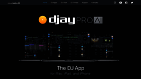 What Djay-software.com website looked like in 2021 (2 years ago)