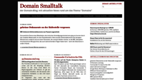 What Domainsmalltalk.com website looked like in 2021 (2 years ago)