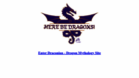 What Draconian.com website looked like in 2021 (2 years ago)