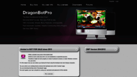What Dragonbotpro.com website looked like in 2021 (2 years ago)