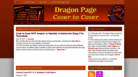 What Dragonpage.com website looked like in 2021 (2 years ago)
