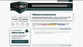 What Drgrammar.org website looked like in 2021 (2 years ago)