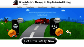 What Drivesafe.ly website looked like in 2021 (2 years ago)