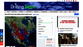 What Drillingmaps.com website looked like in 2021 (2 years ago)