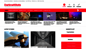 What Darknetstats.com website looked like in 2021 (2 years ago)