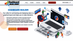 What Dashboardbuilder.net website looked like in 2021 (2 years ago)