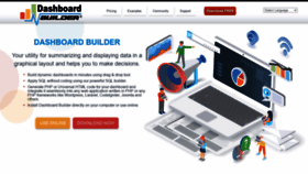 What Dashboardbuilder.net website looked like in 2021 (3 years ago)