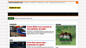 What Diariodovale.com.br website looked like in 2021 (2 years ago)