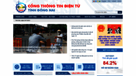 What Dongnai.gov.vn website looked like in 2021 (2 years ago)