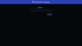 What Discord.id website looked like in 2021 (4 years ago)