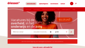 What Driessen.nl website looked like in 2021 (2 years ago)