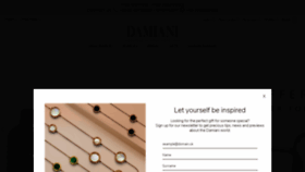 What Damiani.com website looked like in 2021 (2 years ago)