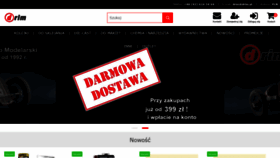 What Drim.pl website looked like in 2021 (2 years ago)