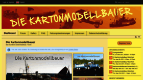 What Die-kartonmodellbauer.de website looked like in 2021 (2 years ago)
