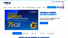 What Digimobil.it website looked like in 2021 (2 years ago)