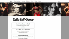 What Dublinbellydance.com website looked like in 2021 (2 years ago)
