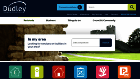 What Dudley.gov.uk website looked like in 2021 (2 years ago)