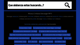 What Descargarmusicacristiana.net website looked like in 2021 (2 years ago)