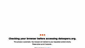 What Datosperu.org website looked like in 2021 (2 years ago)